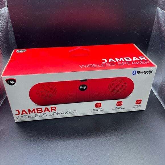 h.i.p. Other - IHip Jambar Wireless Speaker - Red